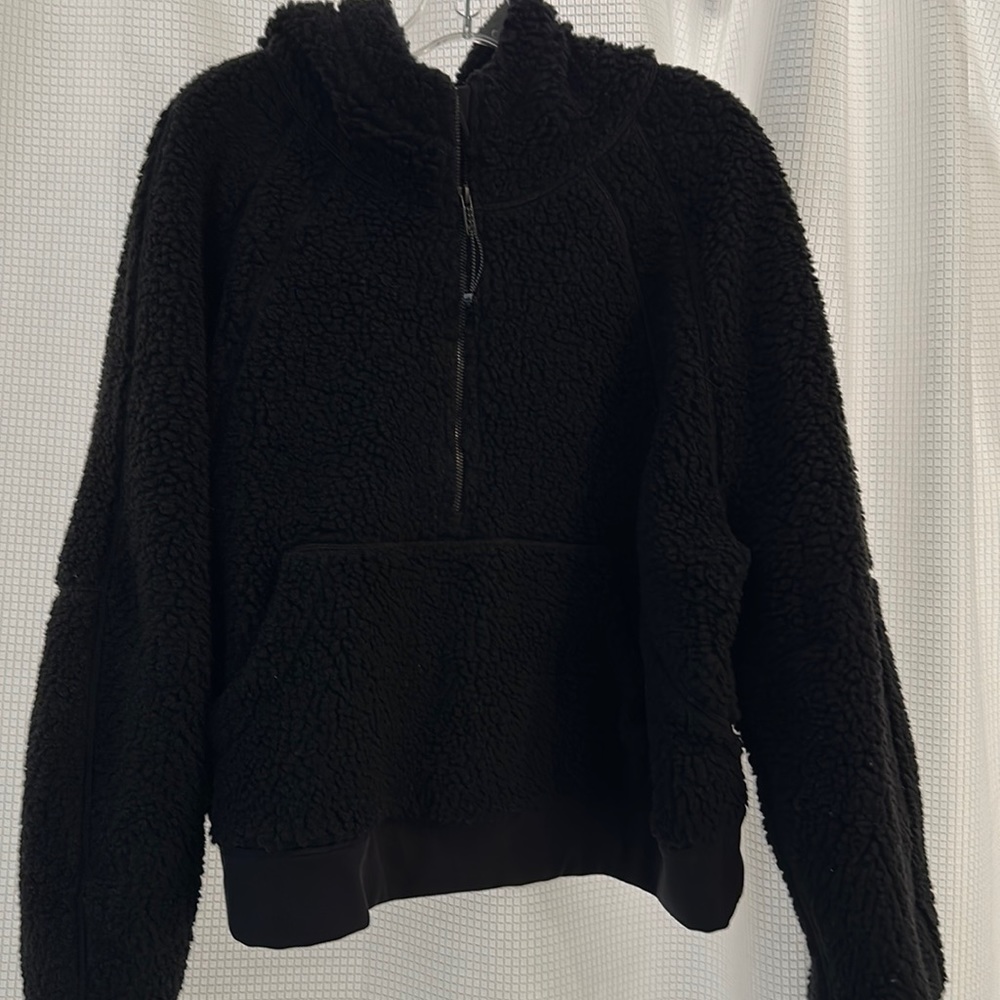 Lululemon sherpa half zip hoodie